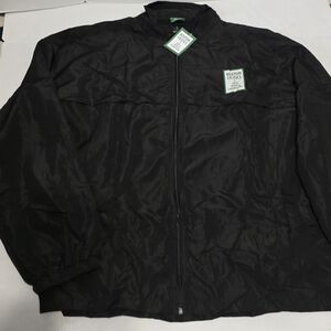 Boston Celtics Black Windbreaker Jacket Mens XXL 2024 World Champions New